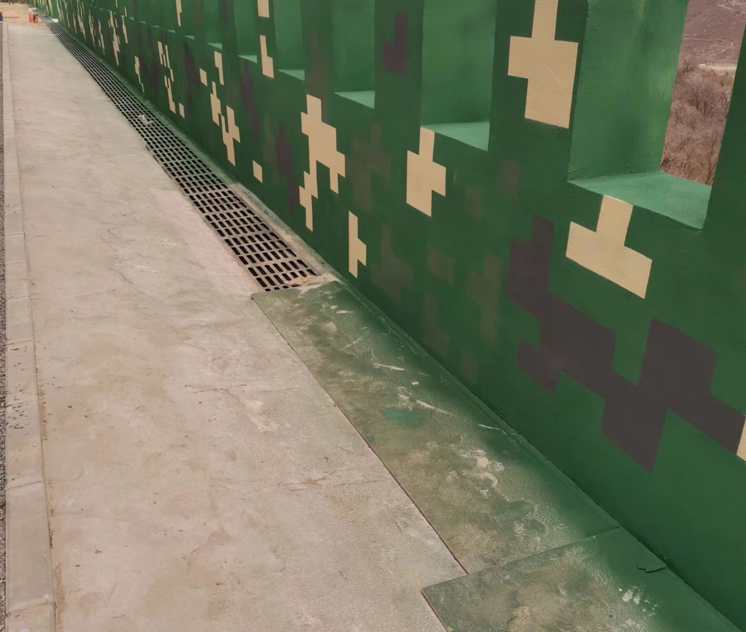 石家庄围墙迷彩喷涂,数迷彩漆