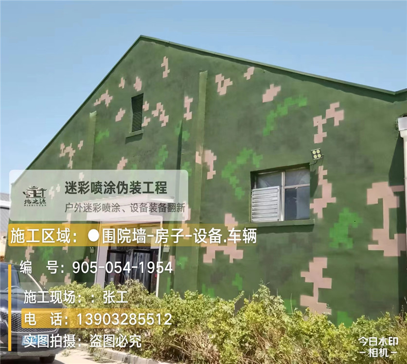 石家庄外墙数码迷彩漆施工报价清单（100㎡标准墙面测算）